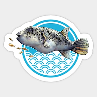 Giant puffer Scuba Sticker